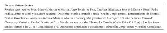 ficha artístico-técnica En otra vida fui M.Brando