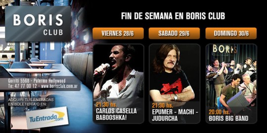 fin de semana en boris 28 de julio