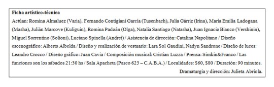 ficha artístico-técnica Después de nosotros