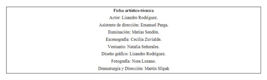 Relato íntimo ficha