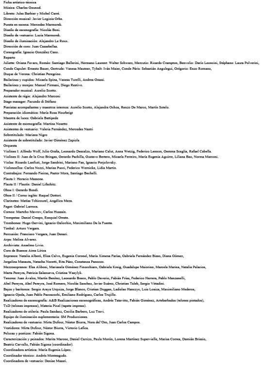 Roméo et Juliette ficha