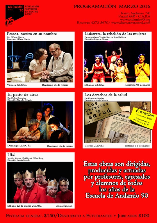 Programación Marzo - flyer