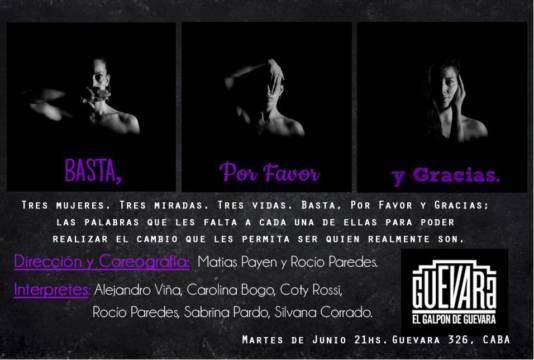 Basta, por favor y gracias